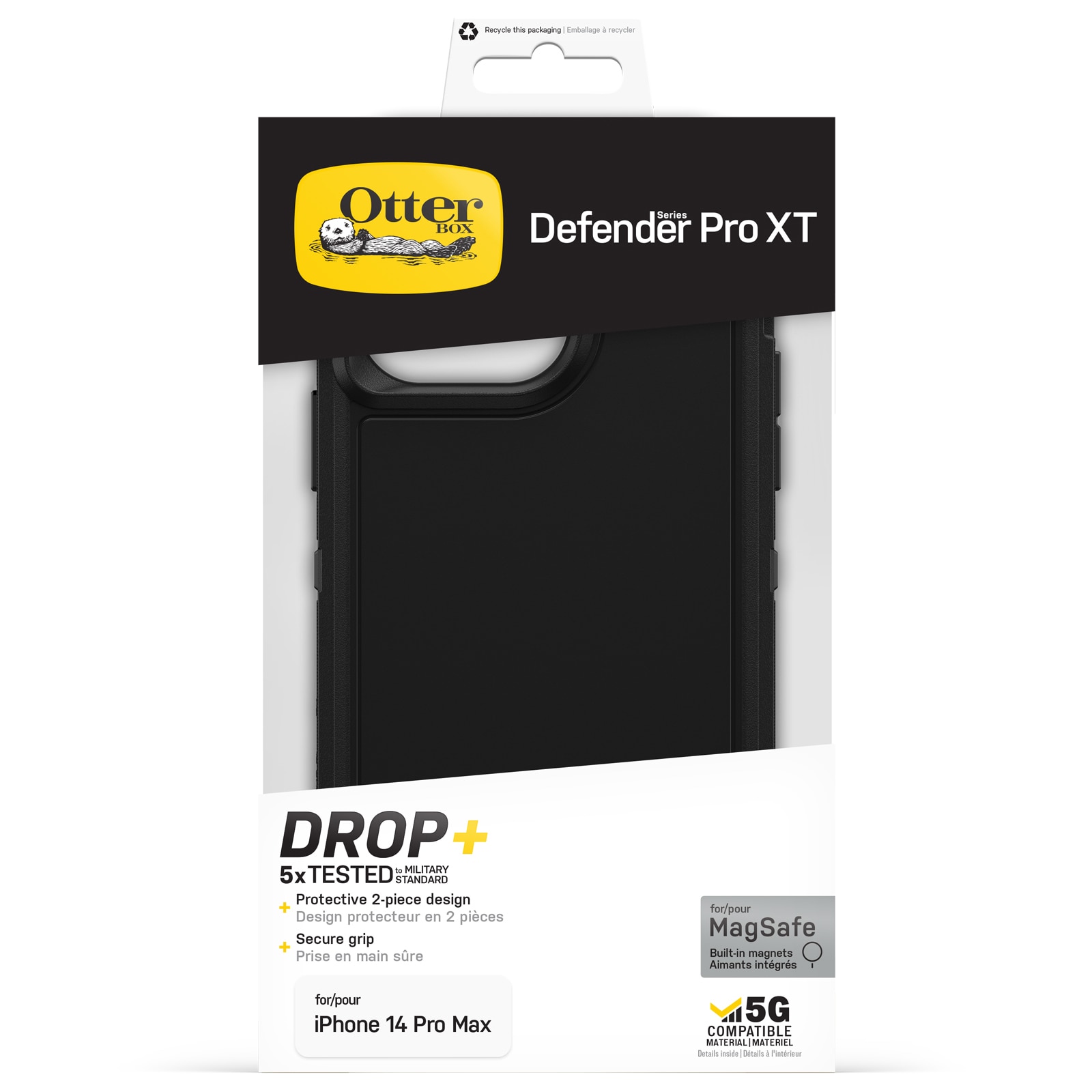 Defender XT Deksel iPhone 14 Pro Max svart