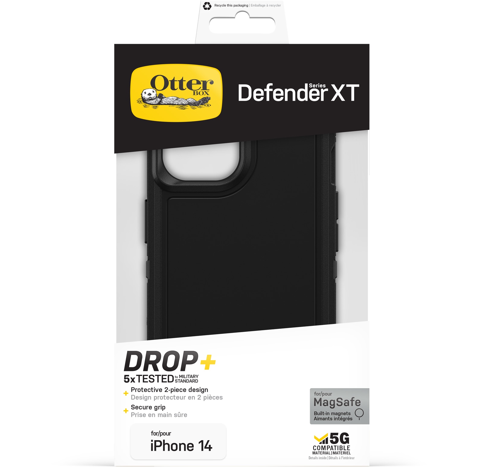 Defender XT Deksel iPhone 14 svart