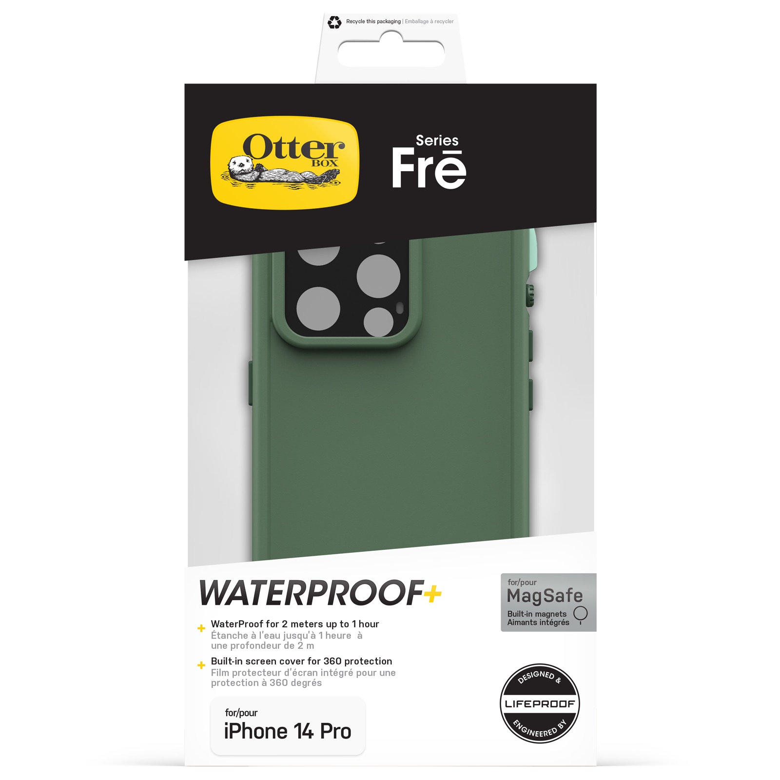 FRE MagSafe Deksel iPhone 14 Pro grønn