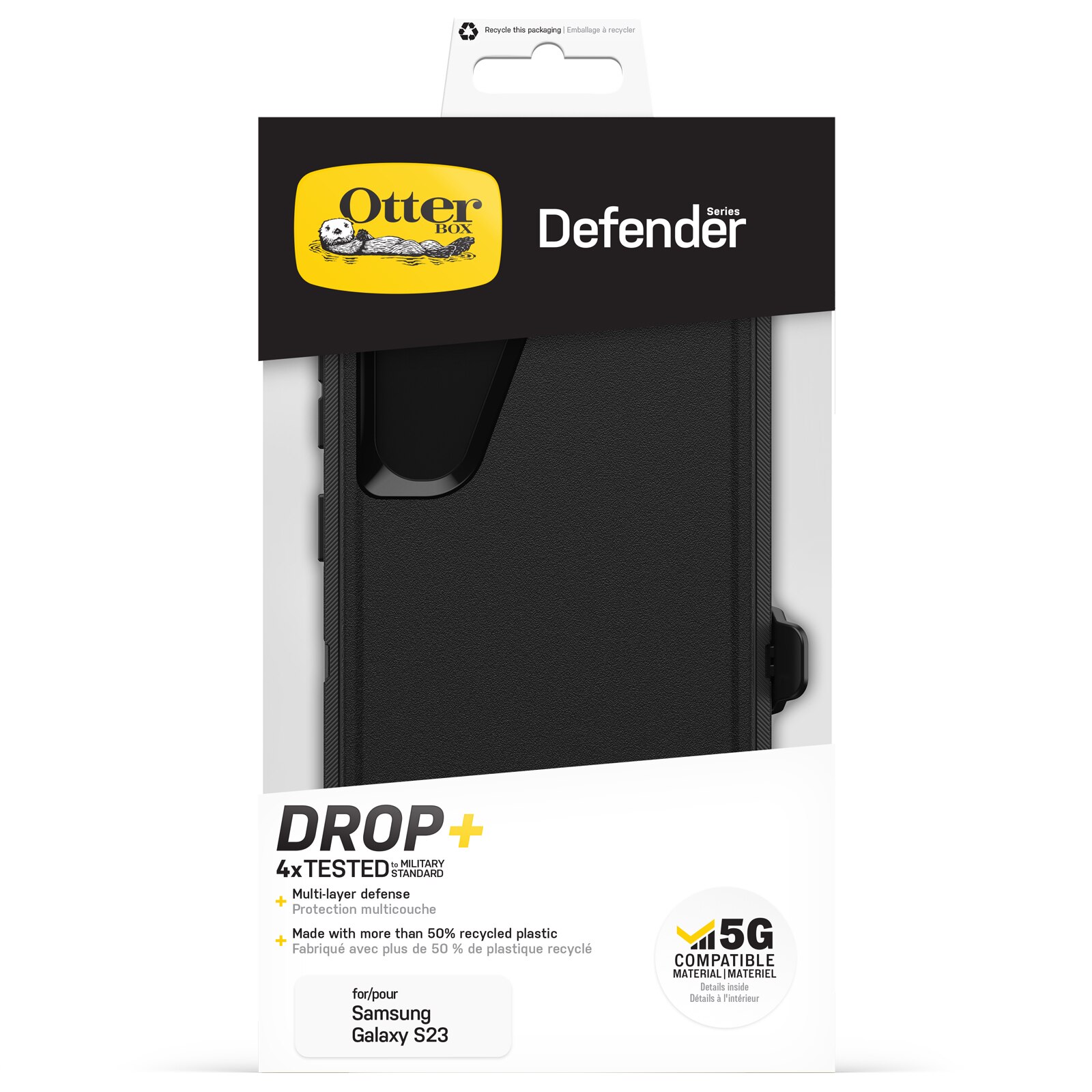Defender Deksel Samsung Galaxy S23 Svart