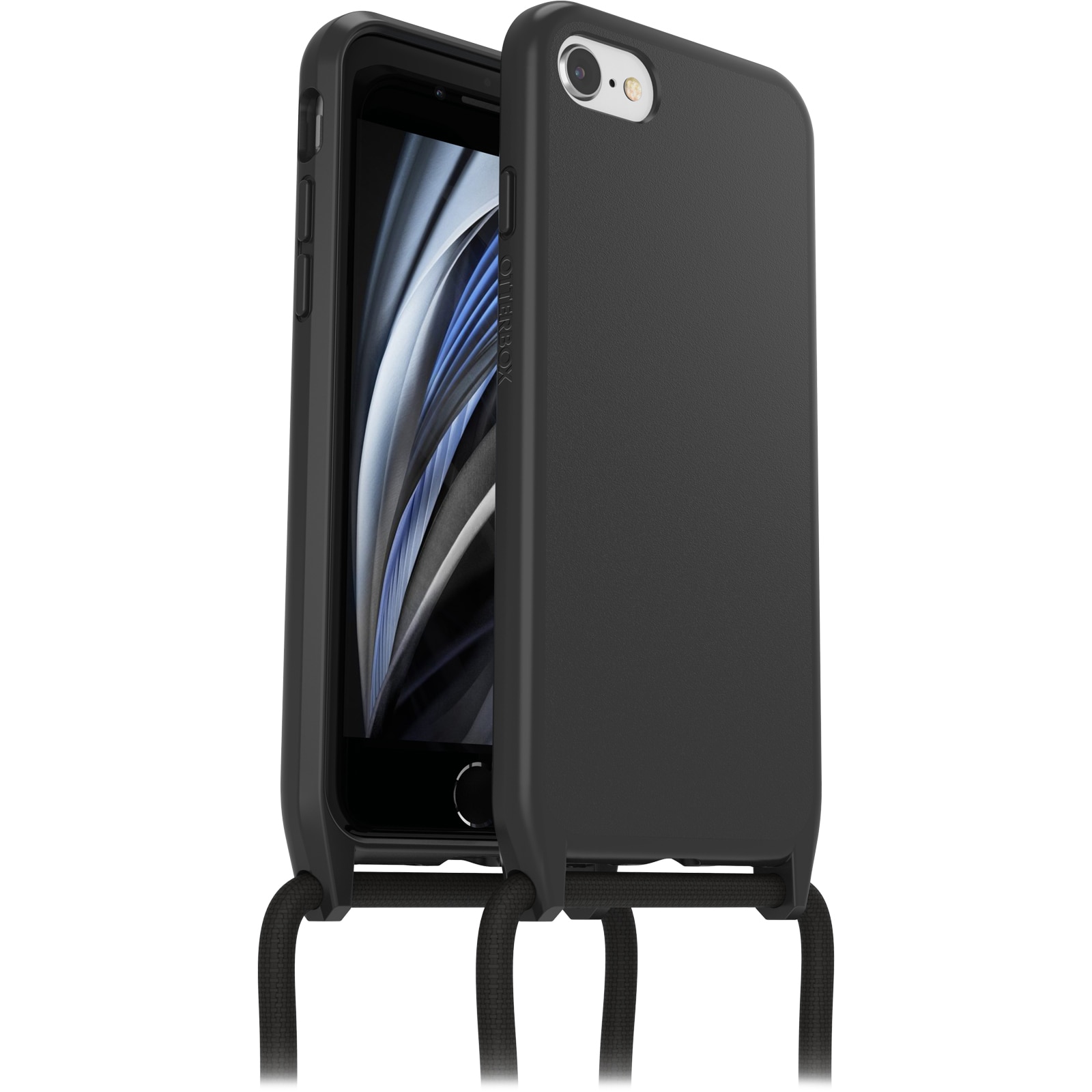 React Necklace Deksel iPhone SE (2020) svart