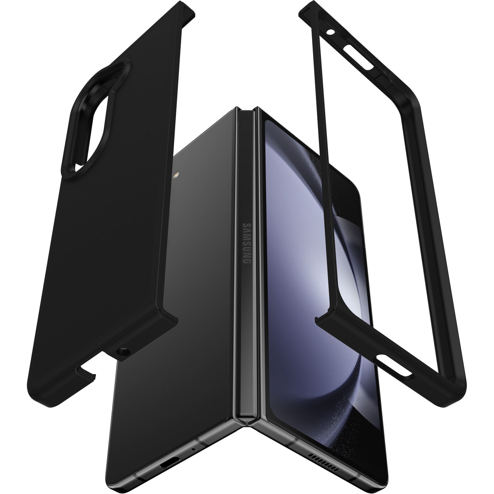 Thin Flex Deksel Samsung Galaxy Fold 5 svart