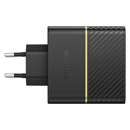 Vegglader 50W Dual USB-C PD Black Shimmer