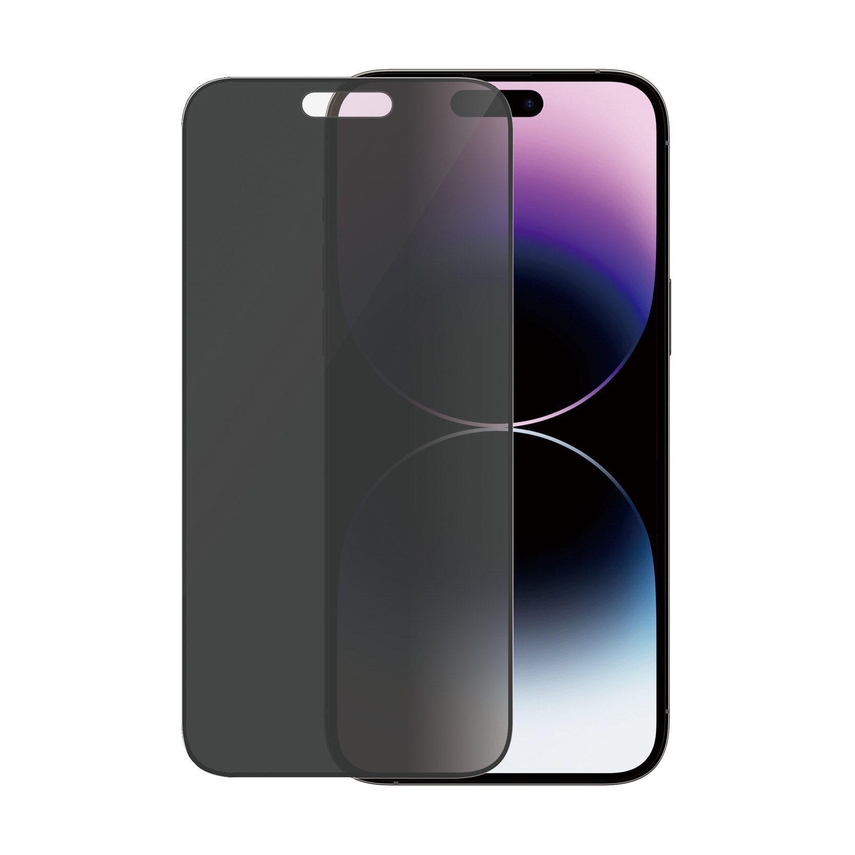 iPhone 15 Pro Max Privacy Skjermbeskytter (with EasyAligner) Ultra Wide Fit