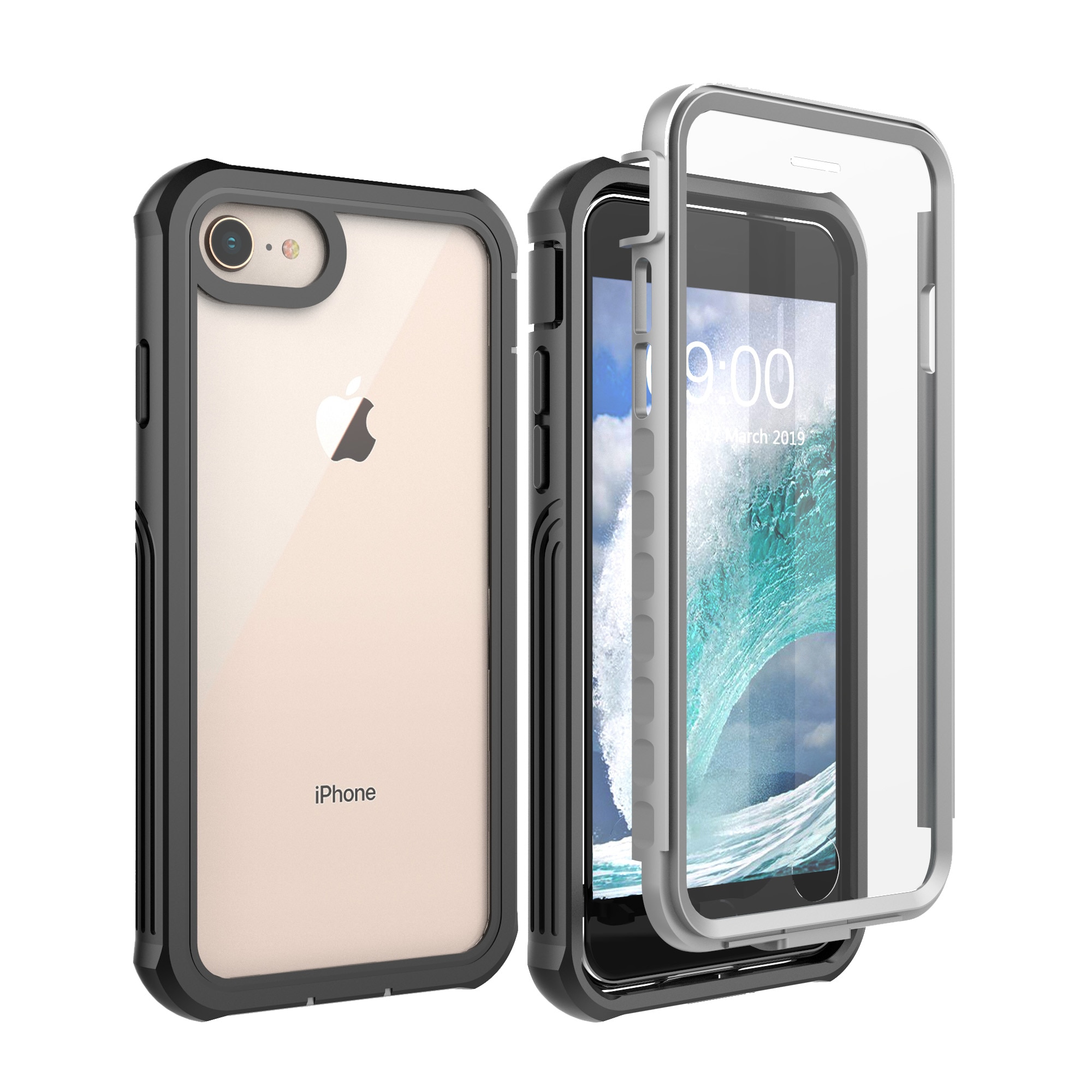 Premium Full Protection Case iPhone 8 Black