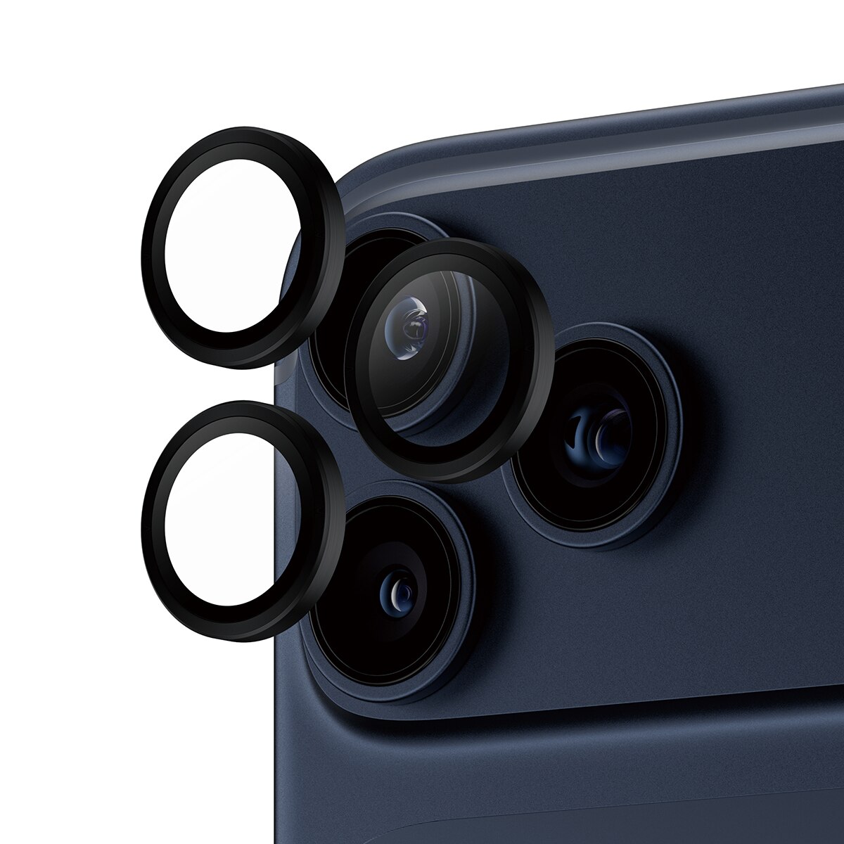 iPhone 17 Pro Max Hoops Camera Lens Protector Svart