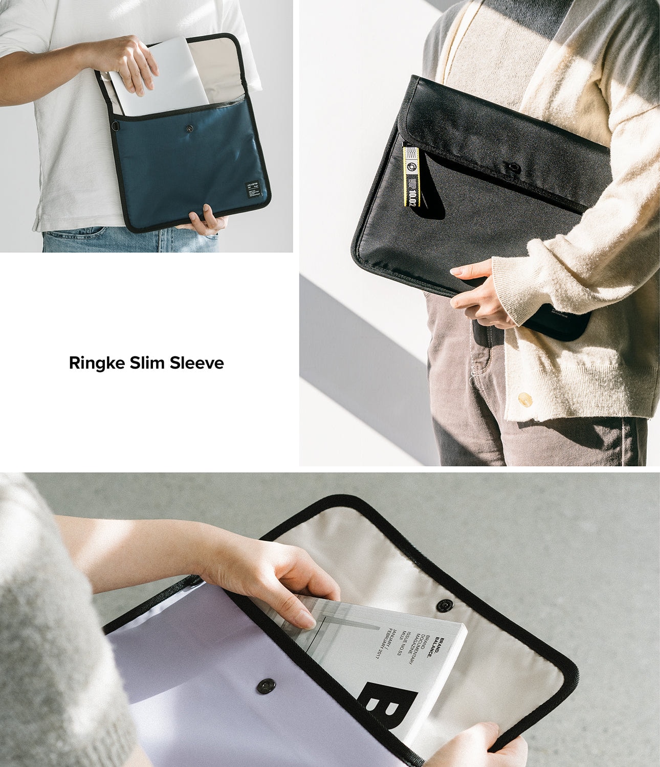 Slim Sleeve 12.9" svart