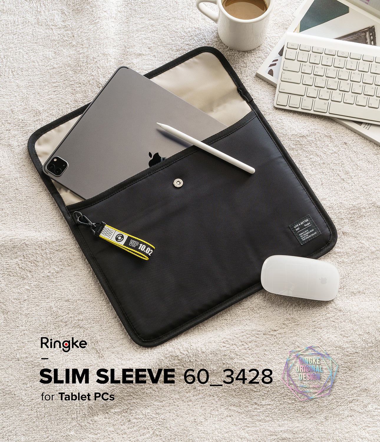 Slim Sleeve 12.9" svart