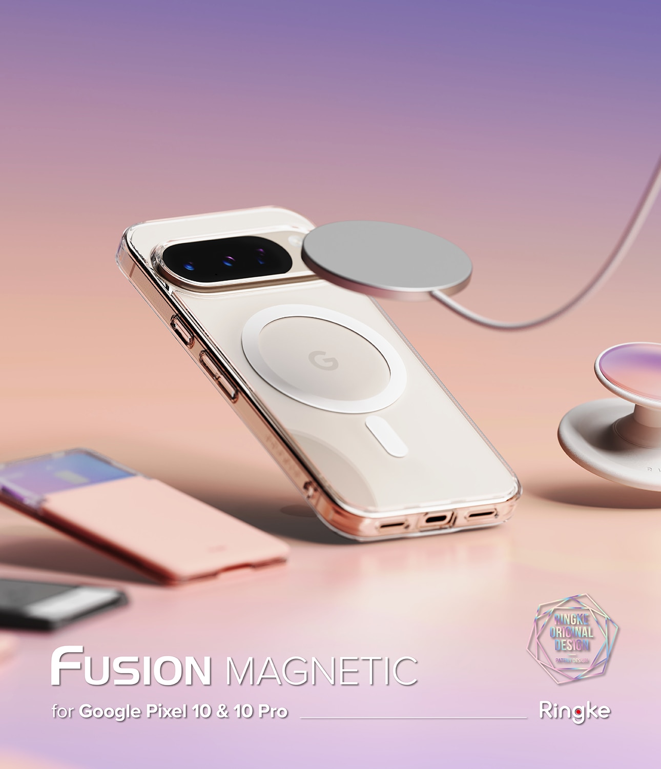 Fusion Magnetic Case Google Pixel 10 Pro Gjennomsiktig