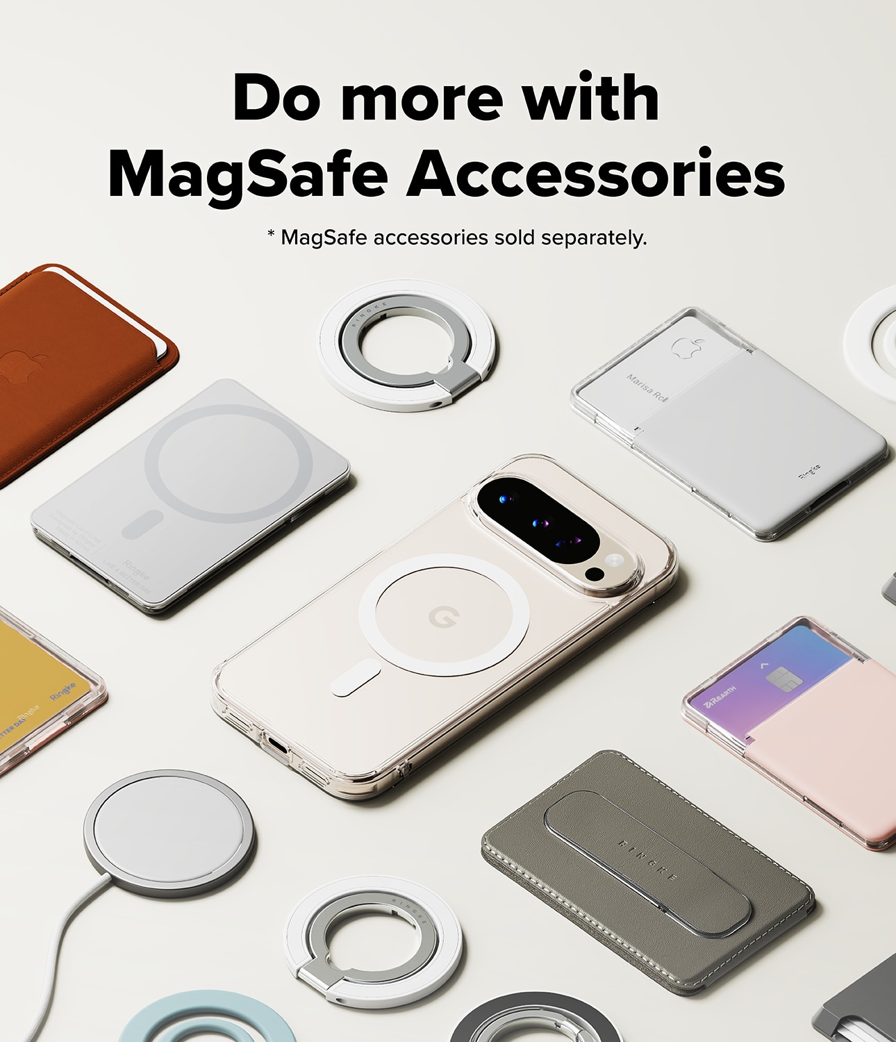 Fusion Magnetic Case Google Pixel 10 Pro Gjennomsiktig