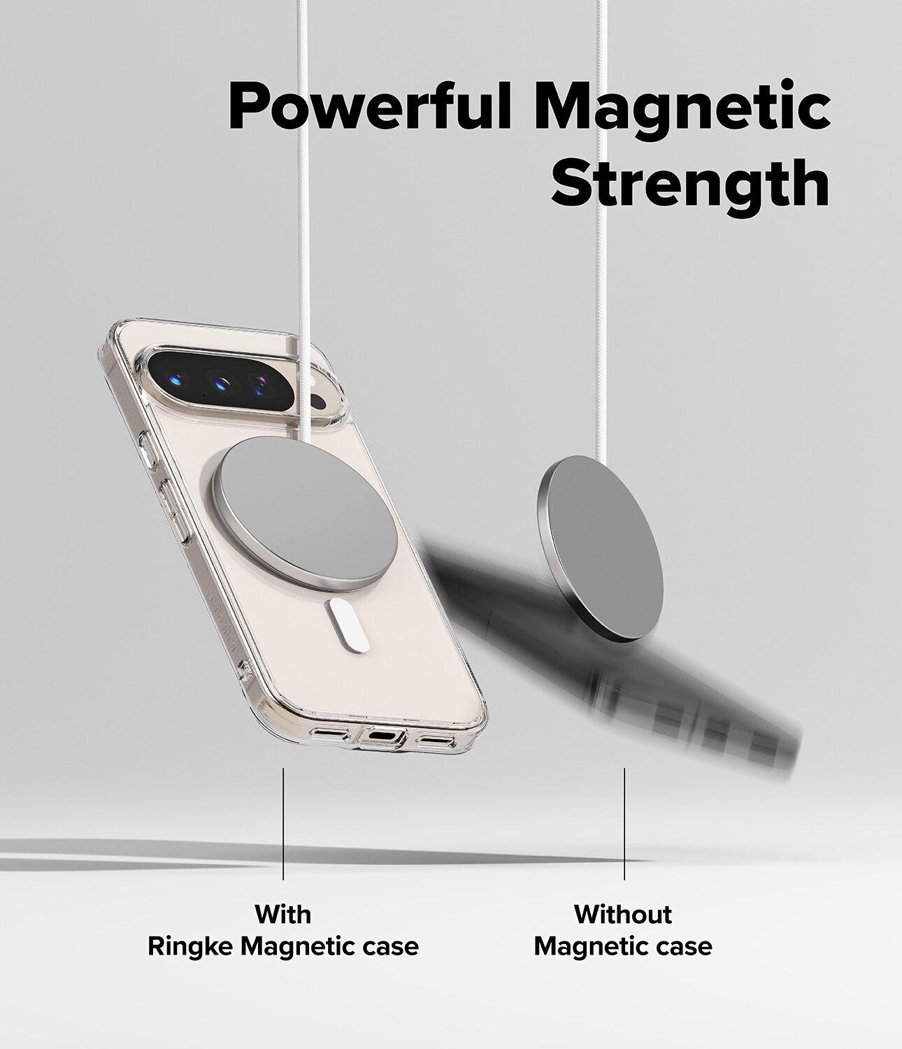 Fusion Magnetic Case Google Pixel 10 Pro Gjennomsiktig