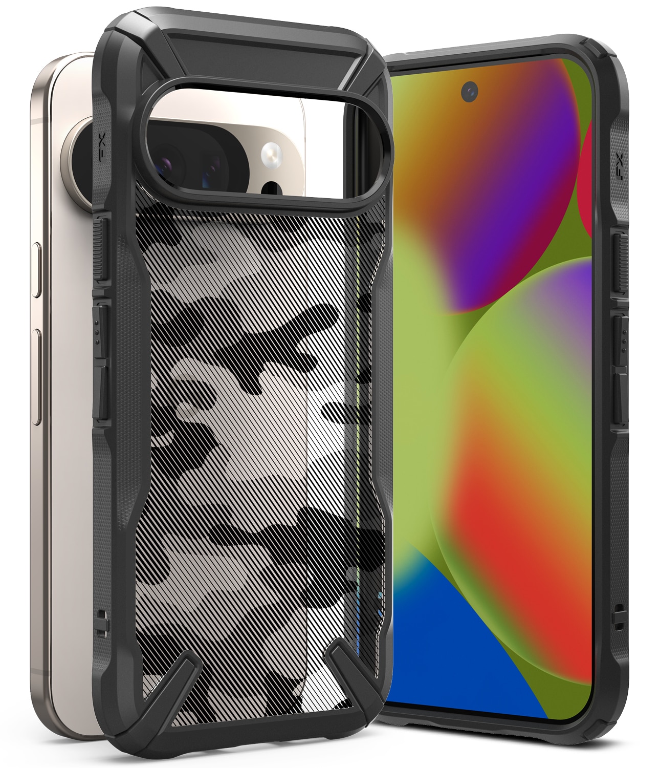 Fusion X Case Google Pixel 10 Camo Black