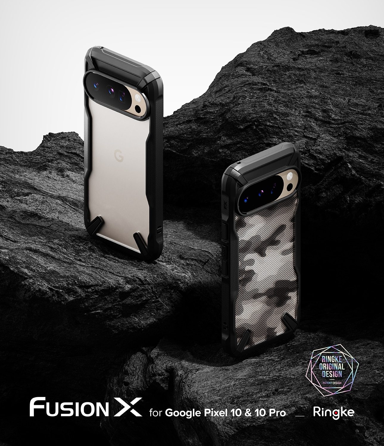 Fusion X Case Google Pixel 10 Camo Black