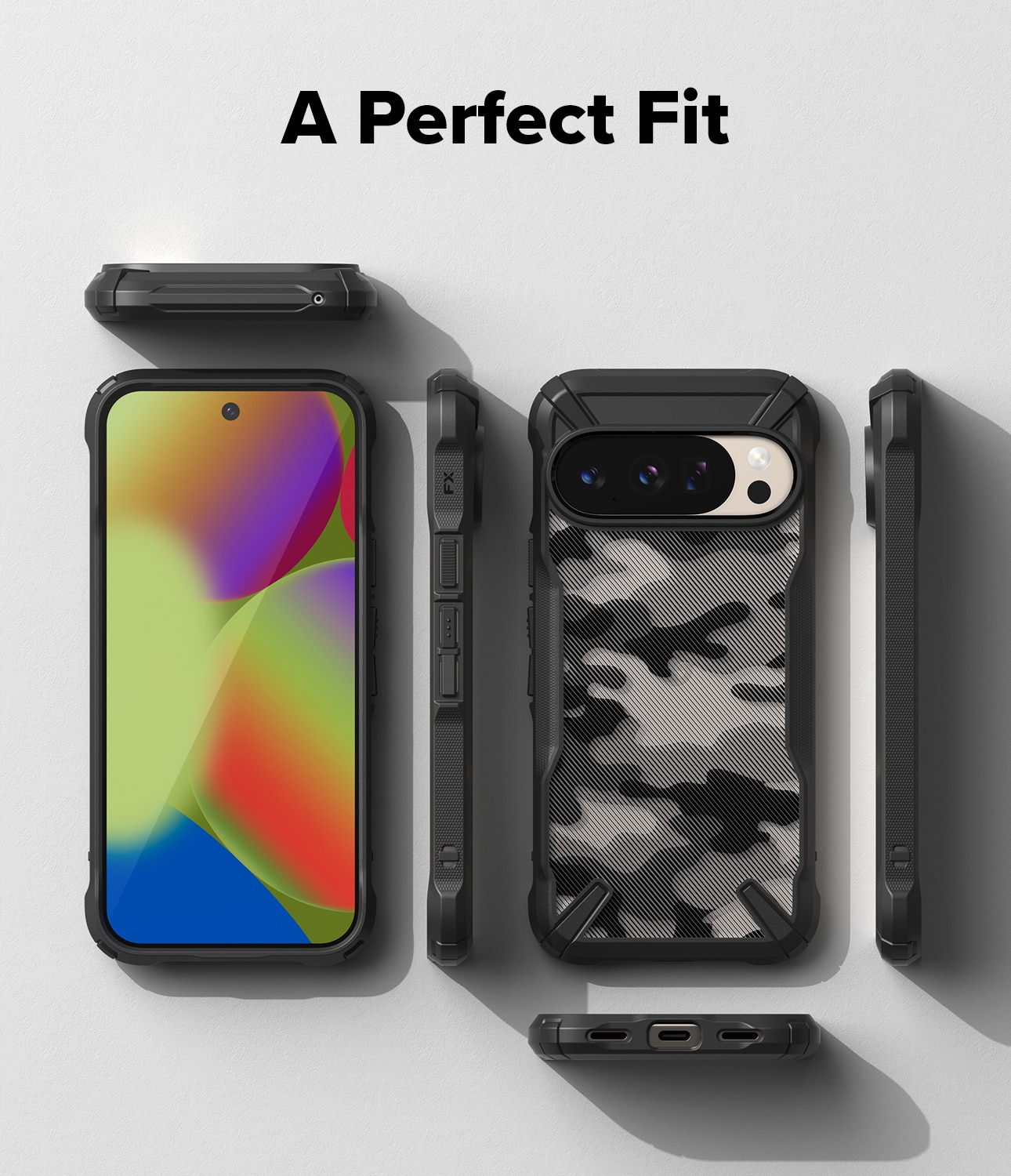 Fusion X Case Google Pixel 10 Camo Black