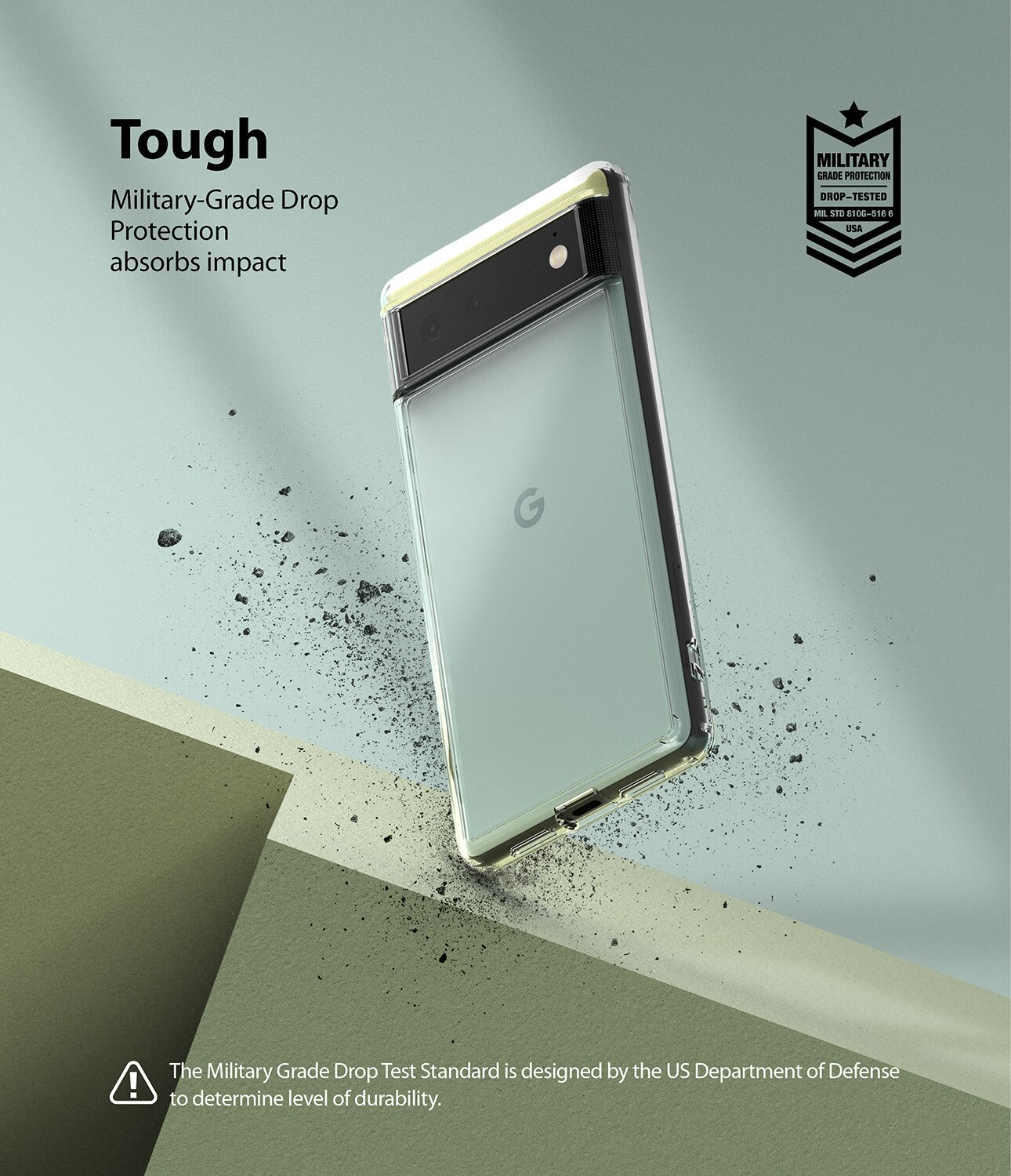 Fusion Case Google Pixel 6 Gjennomsiktig