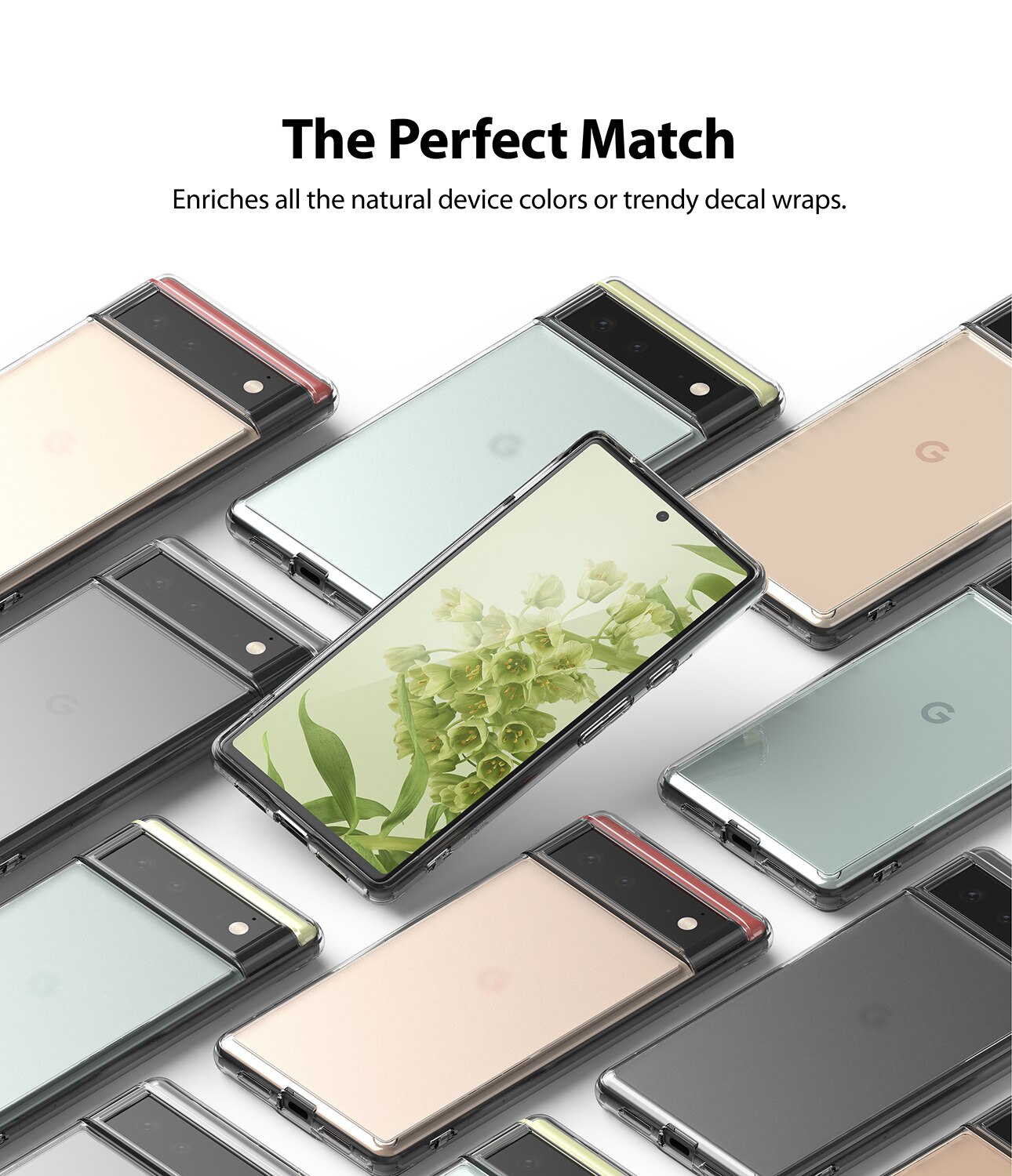 Fusion Case Google Pixel 6 Gjennomsiktig
