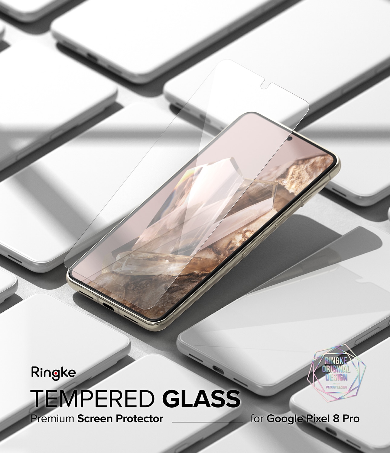 Screen Protector Glass Google Pixel 8 Pro (2-pack)