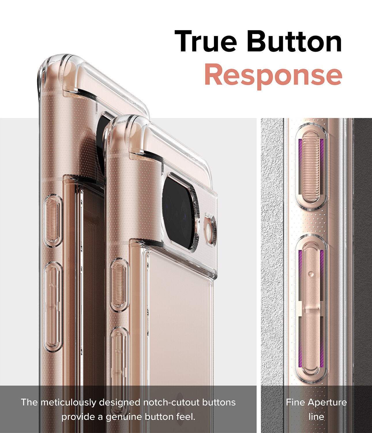 Fusion Case Google Pixel 8 Gjennomsiktig