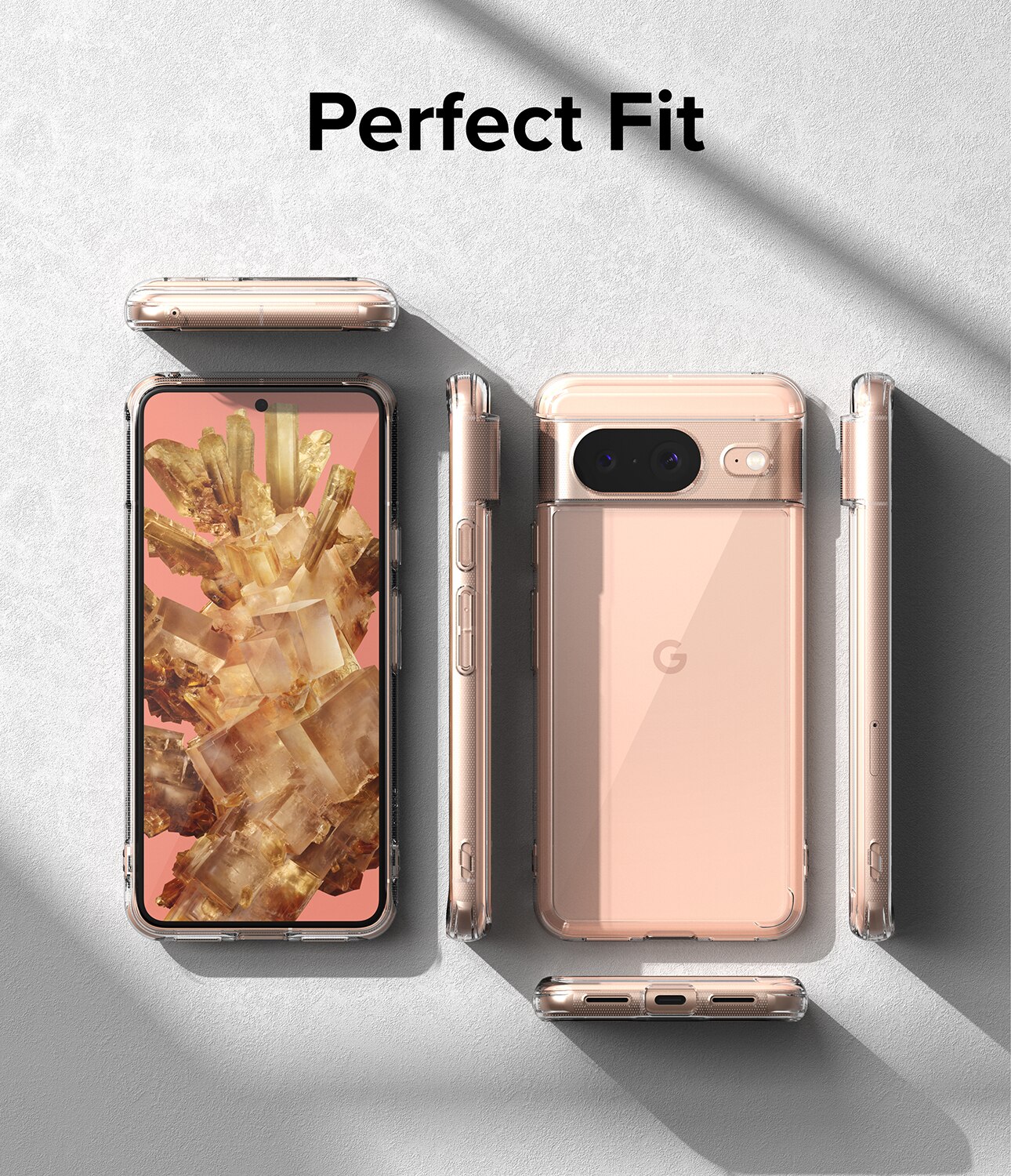 Fusion Case Google Pixel 8 Gjennomsiktig