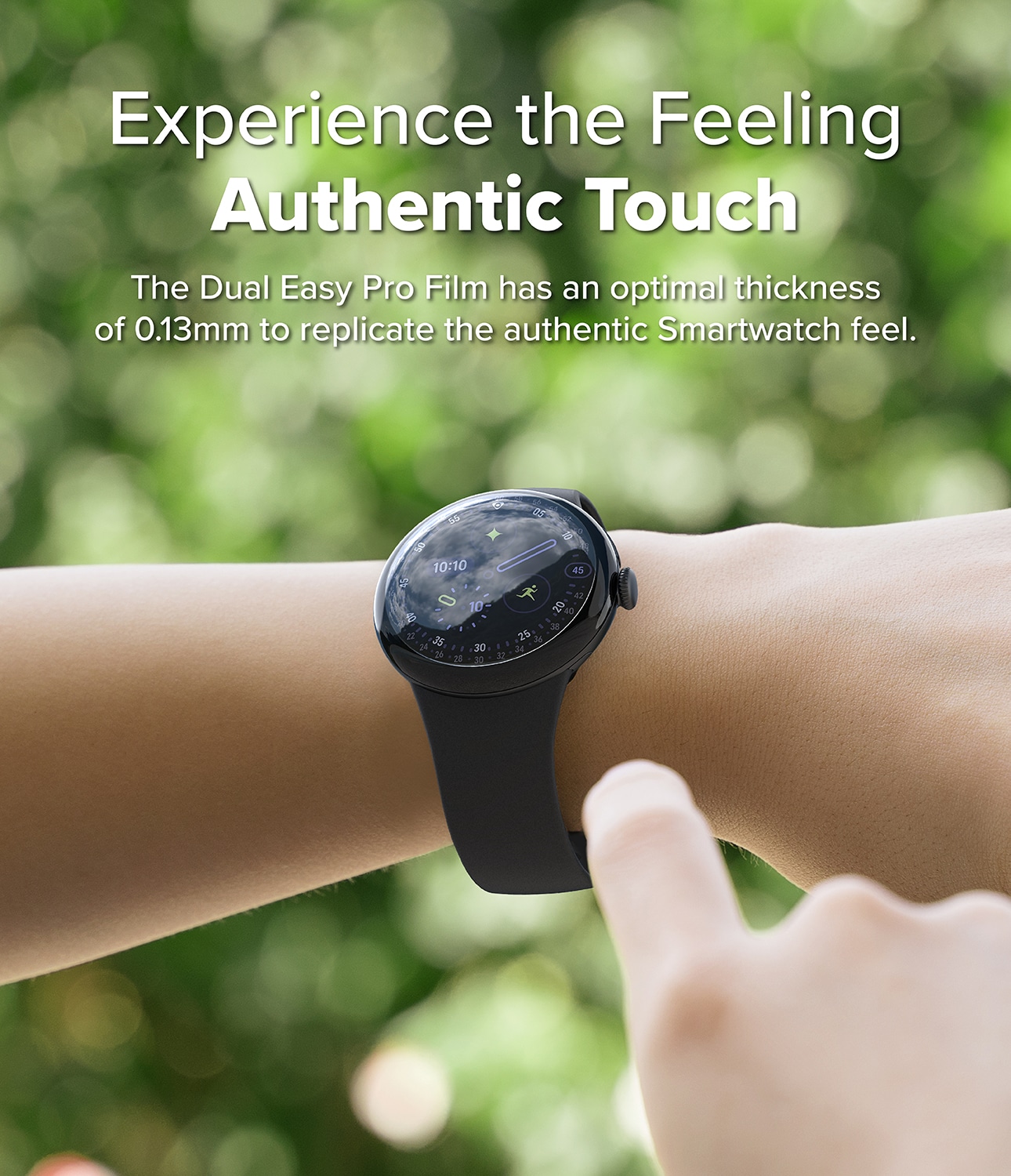 Dual Easy Pro Screen Protector (2-pack) Google Pixel Watch 4 45mm