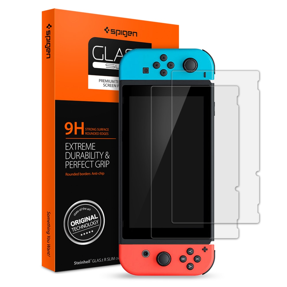 Nintendo Switch Screen Protector GLAS.tR SLIM (2 Stk)