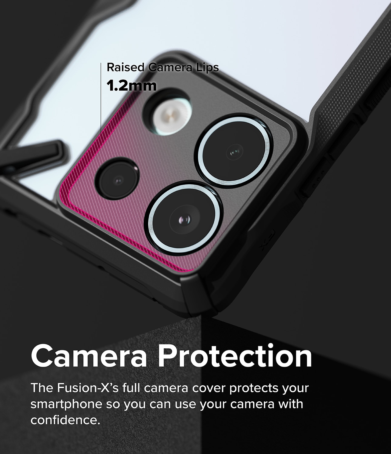 Fusion X Case Xiaomi Redmi Note 13 Pro svart