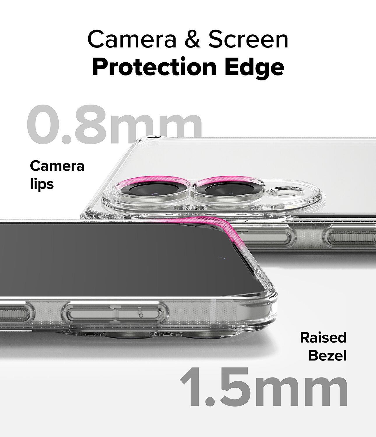 Fusion Case Samsung Galaxy S25 Edge Clear