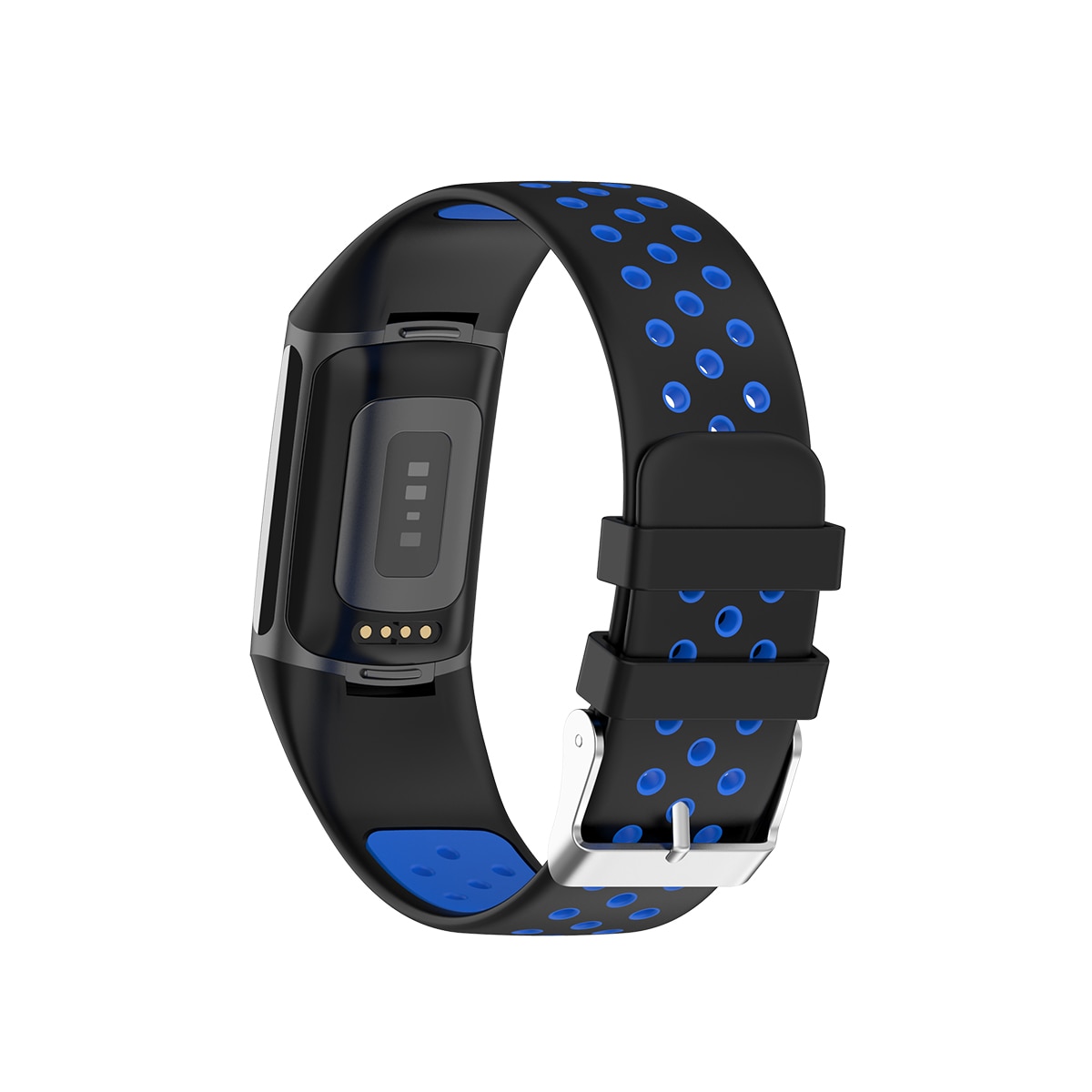 Fitbit Charge 5 Reim Silikon Sport svart/blå