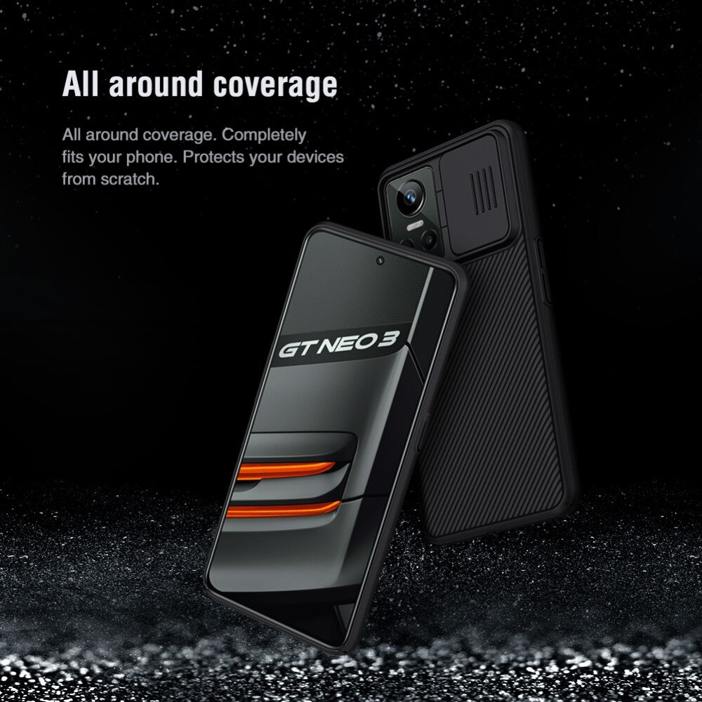 CamShield Deksel Realme GT Neo 3 Svart