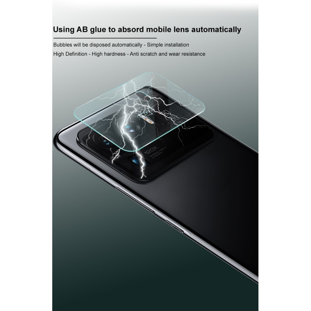 2-pack Herdet Glass Linsebeskyttelse Xiaomi Mi 11 Ultra