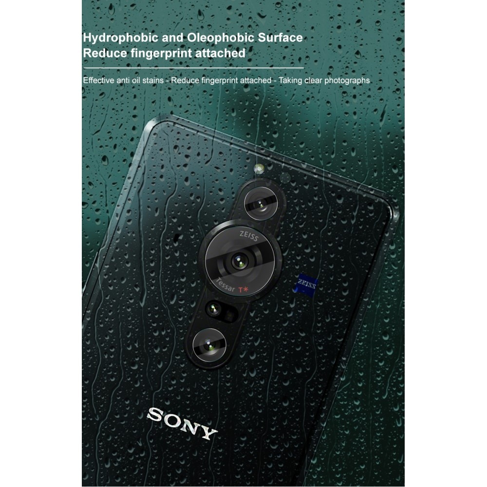 2-pack Herdet Glass Linsebeskyttelse Sony Xperia Pro-I