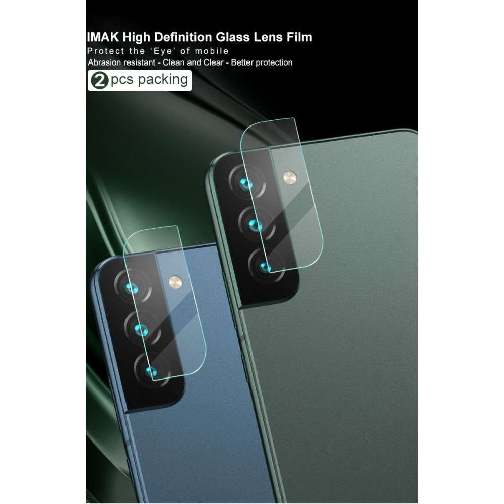 2-pack Herdet Glass Linsebeskyttelse Samsung Galaxy S22/S22 Plus