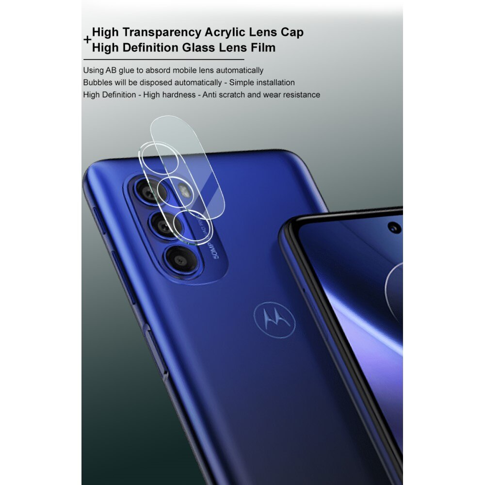 Herdet Glass Linsebeskyttelse Motorola Moto G51 Gjennomsiktig
