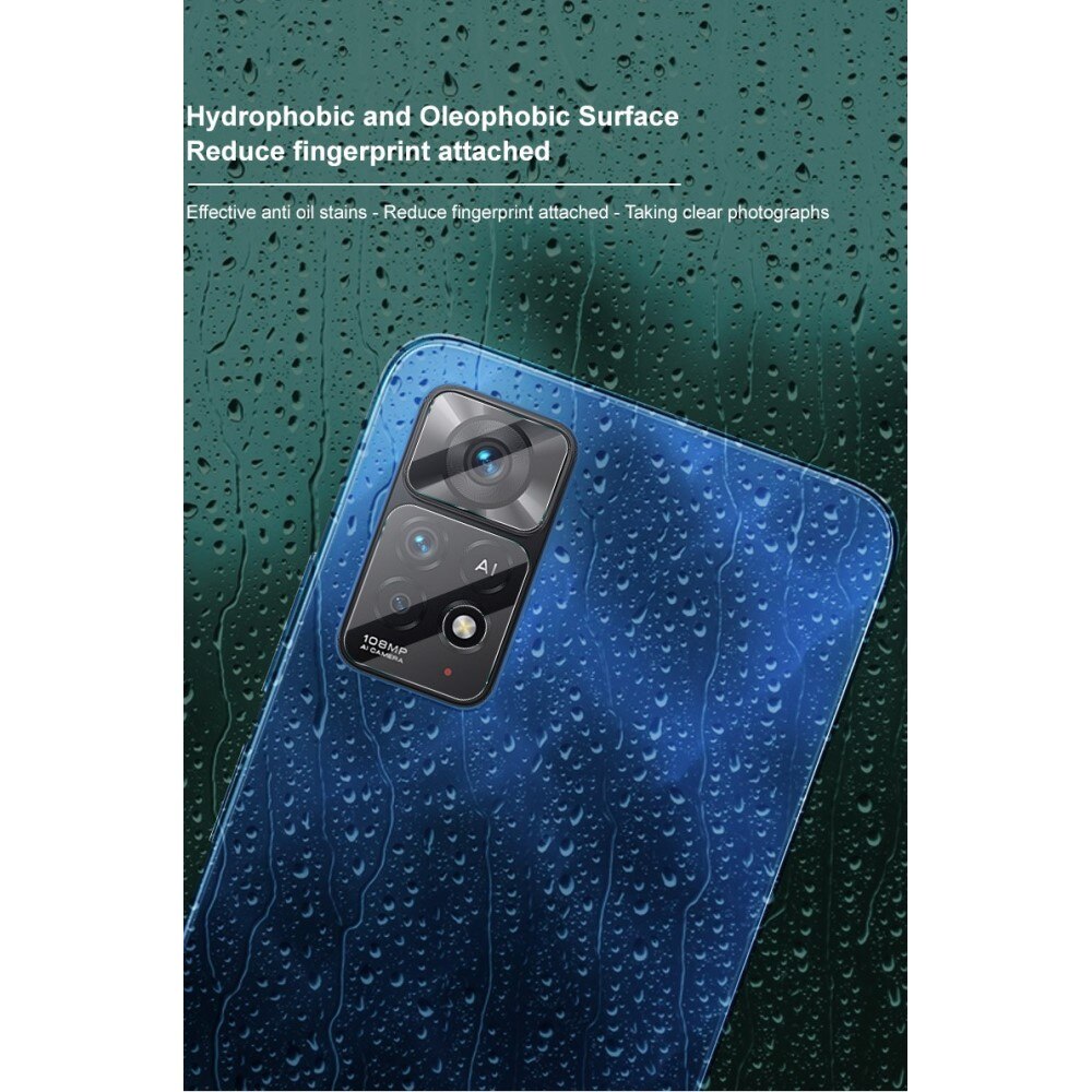 2-pack Herdet Glass Linsebeskyttelse Xiaomi Redmi Note 11 Pro Gjennomsiktig