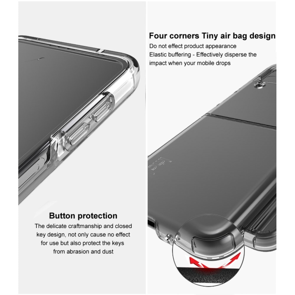 TPU Deksel Samsung Galaxy Z Flip 4 Crystal Clear