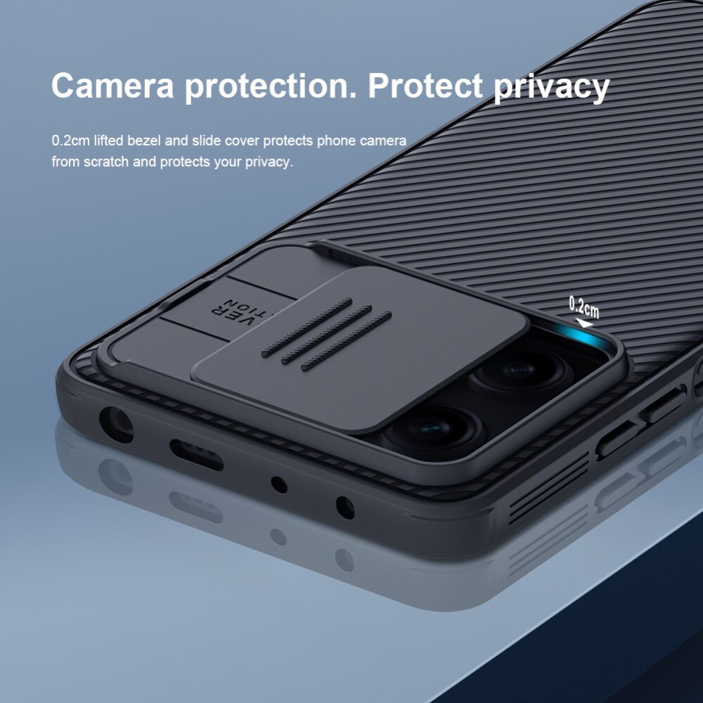 CamShield Deksel Xiaomi Redmi Note 12 Pro Plus svart