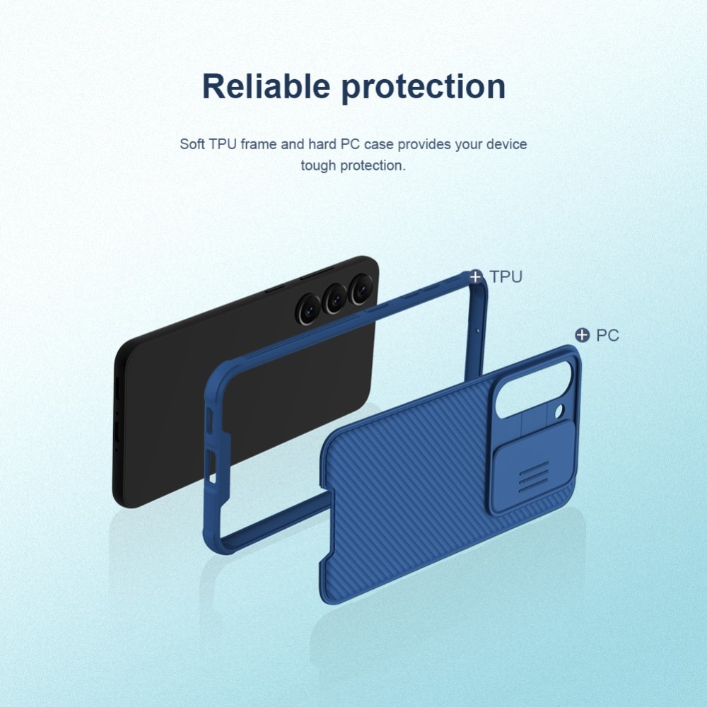 CamShield Deksel Samsung Galaxy S23 Plus blå