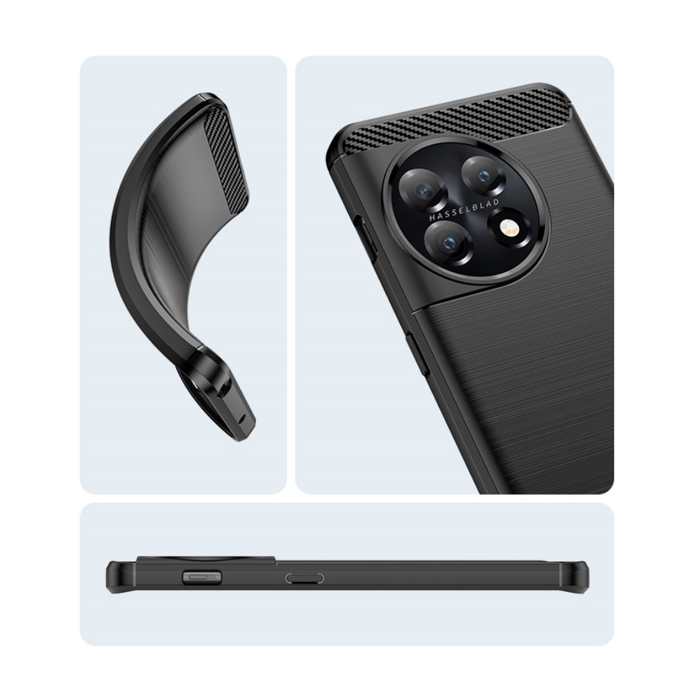 OnePlus 11 Deksel TPU Brushed Black