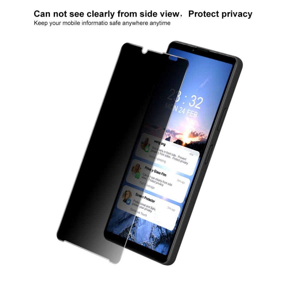 Heldekkende Privacy Skjermbeskytter Sony Xperia 10 IV