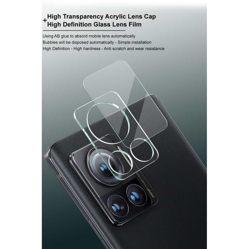 Herdet Glass Linsebeskyttelse Motorola Edge 30 Ultra Gjennomsiktig