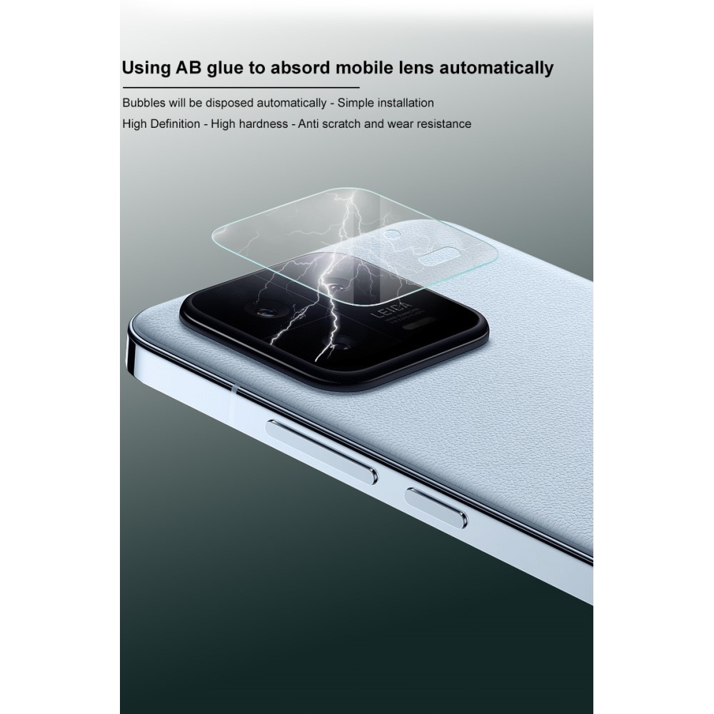 2-pack Herdet Glass Linsebeskyttelse Xiaomi 13 gjennomsiktig