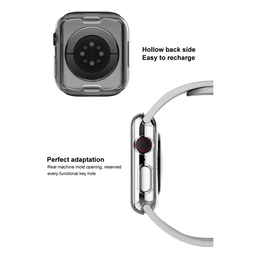 TPU Deksel Apple Watch 41mm Series 8 Crystal Clear