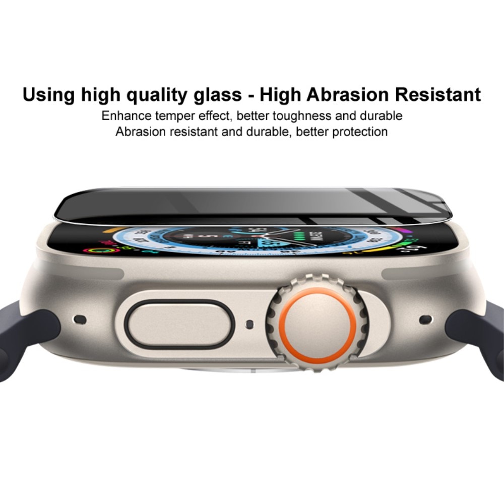 Privacy Herdet Glass Skjermbeskytter Apple Watch Ultra 49mm
