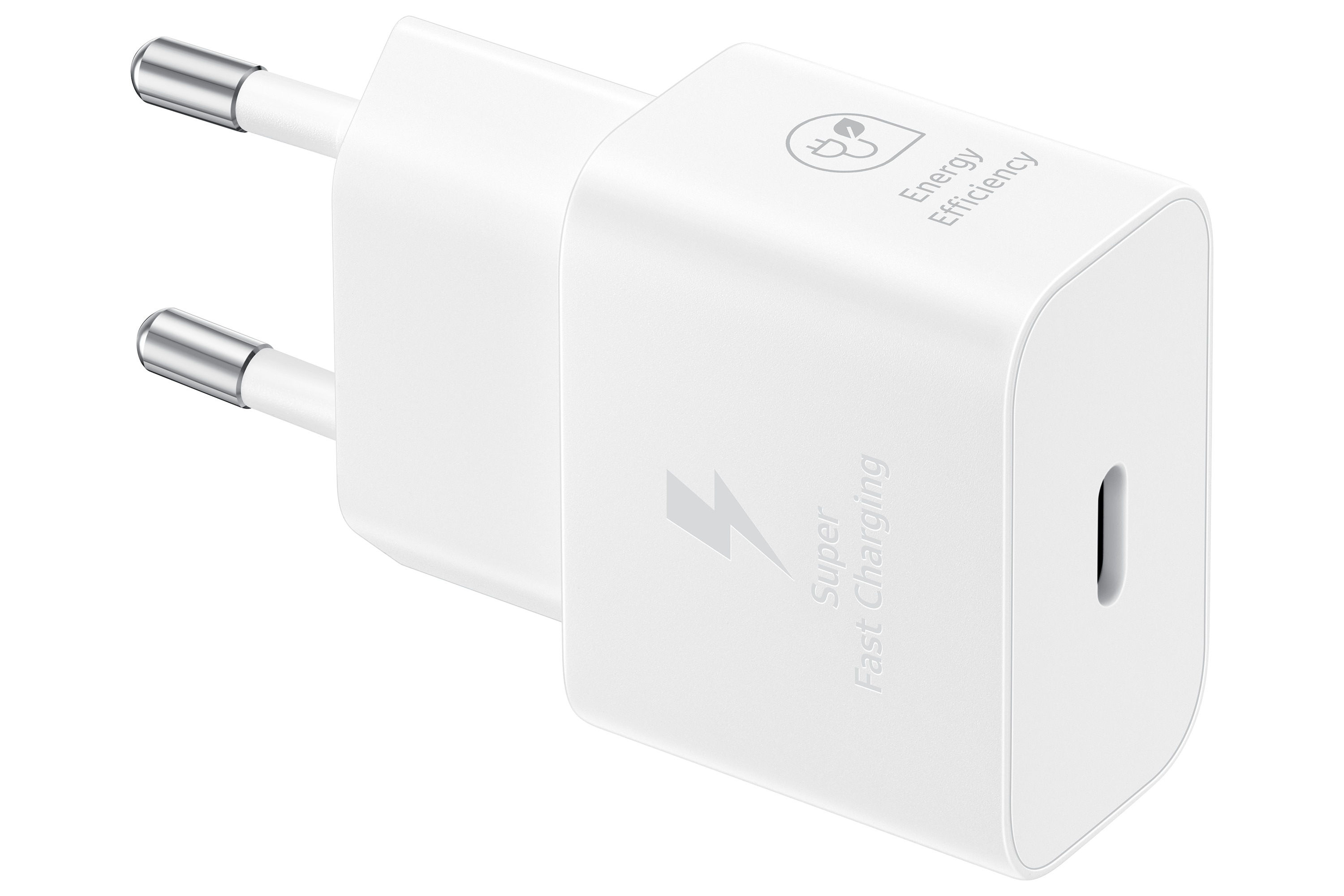 Power Vegglader Fast Charge 25W PD USB-C hvit