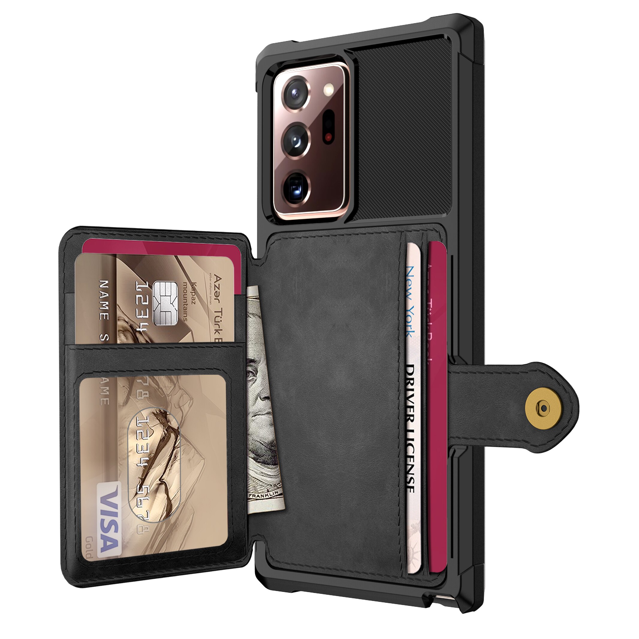 Tough Multi-slot Deksel Samsung Galaxy Note 20 Ultra Svart