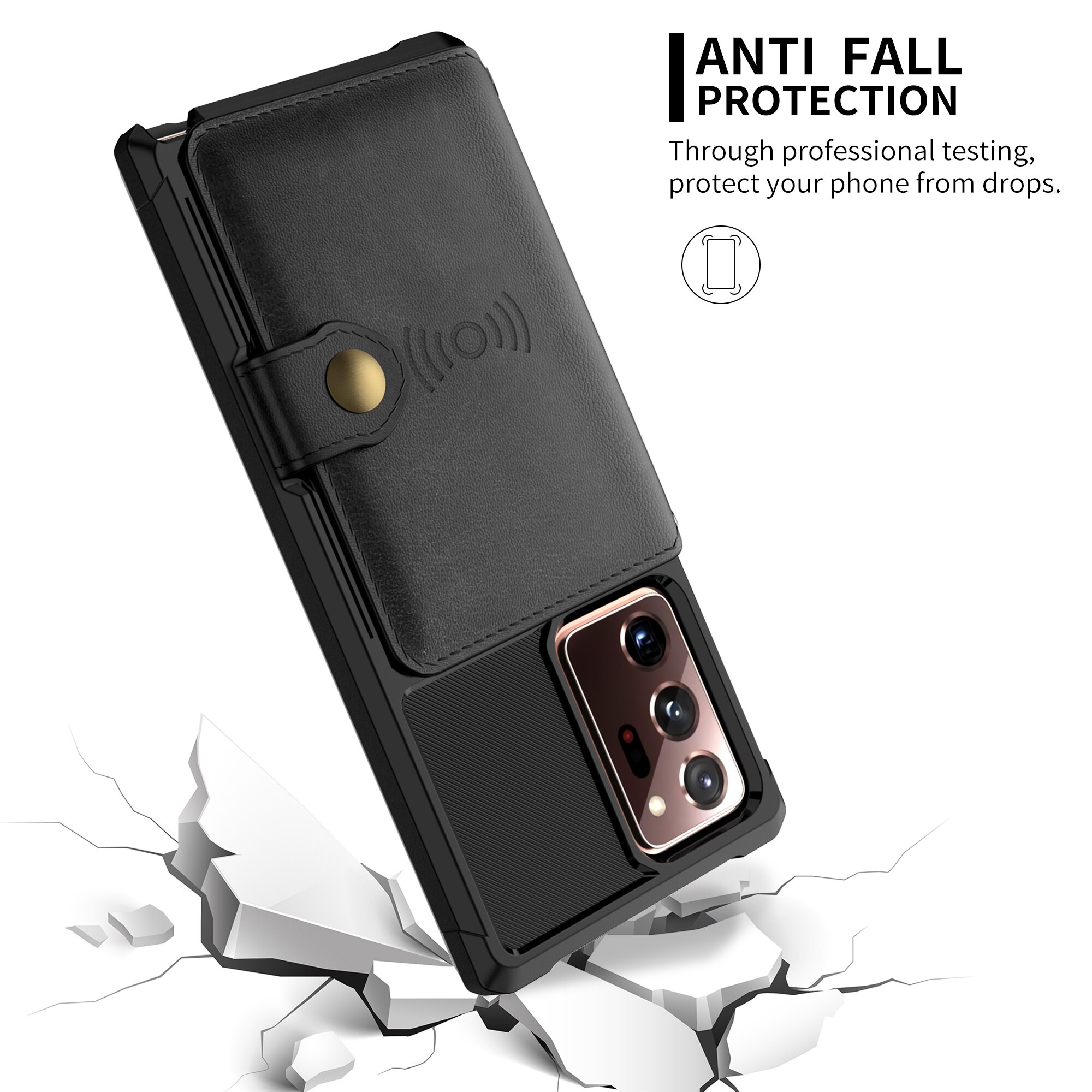 Tough Multi-slot Deksel Samsung Galaxy Note 20 Ultra Svart