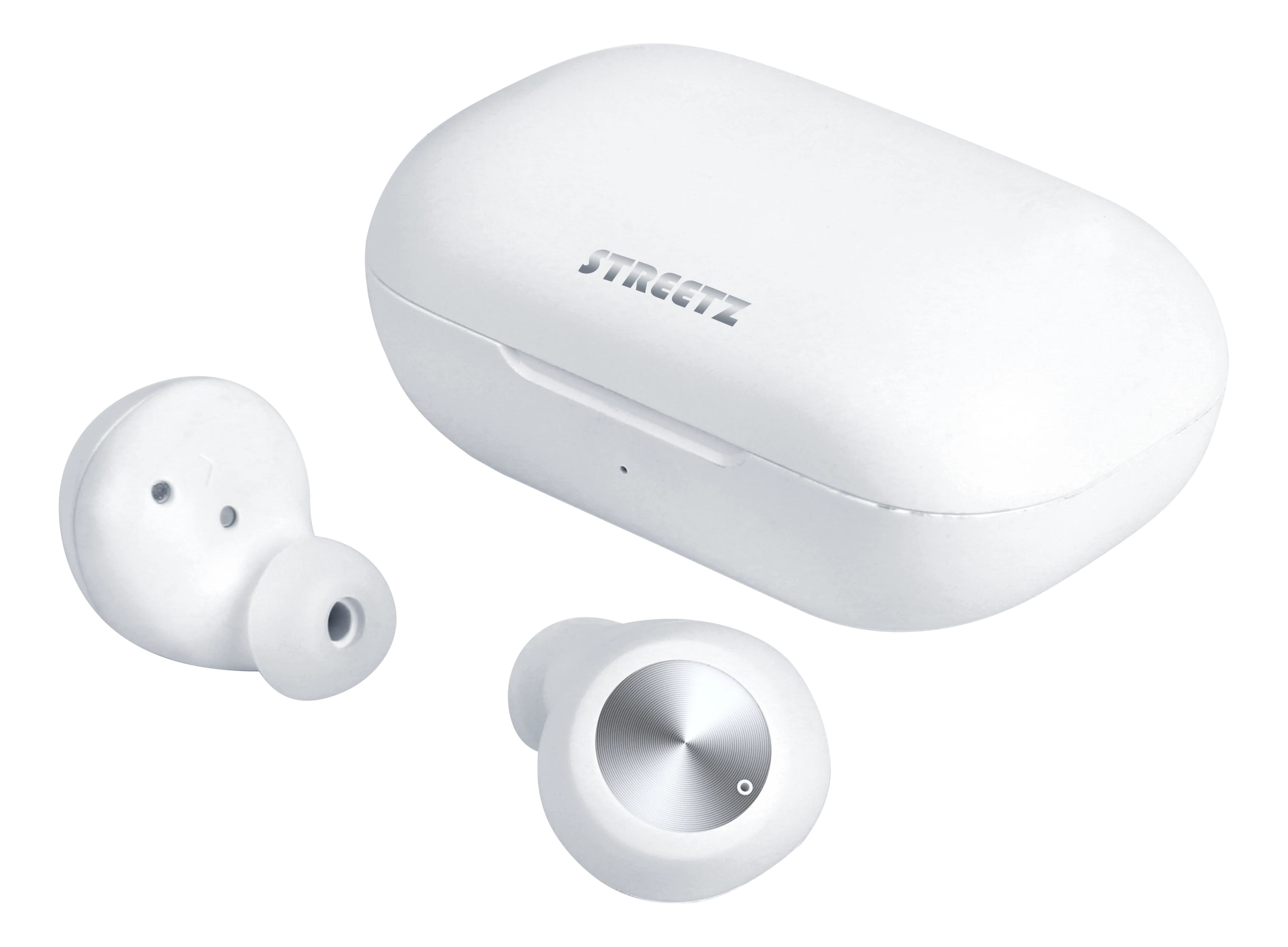 Trådløse in-ear hodetelefoner TWS hvit