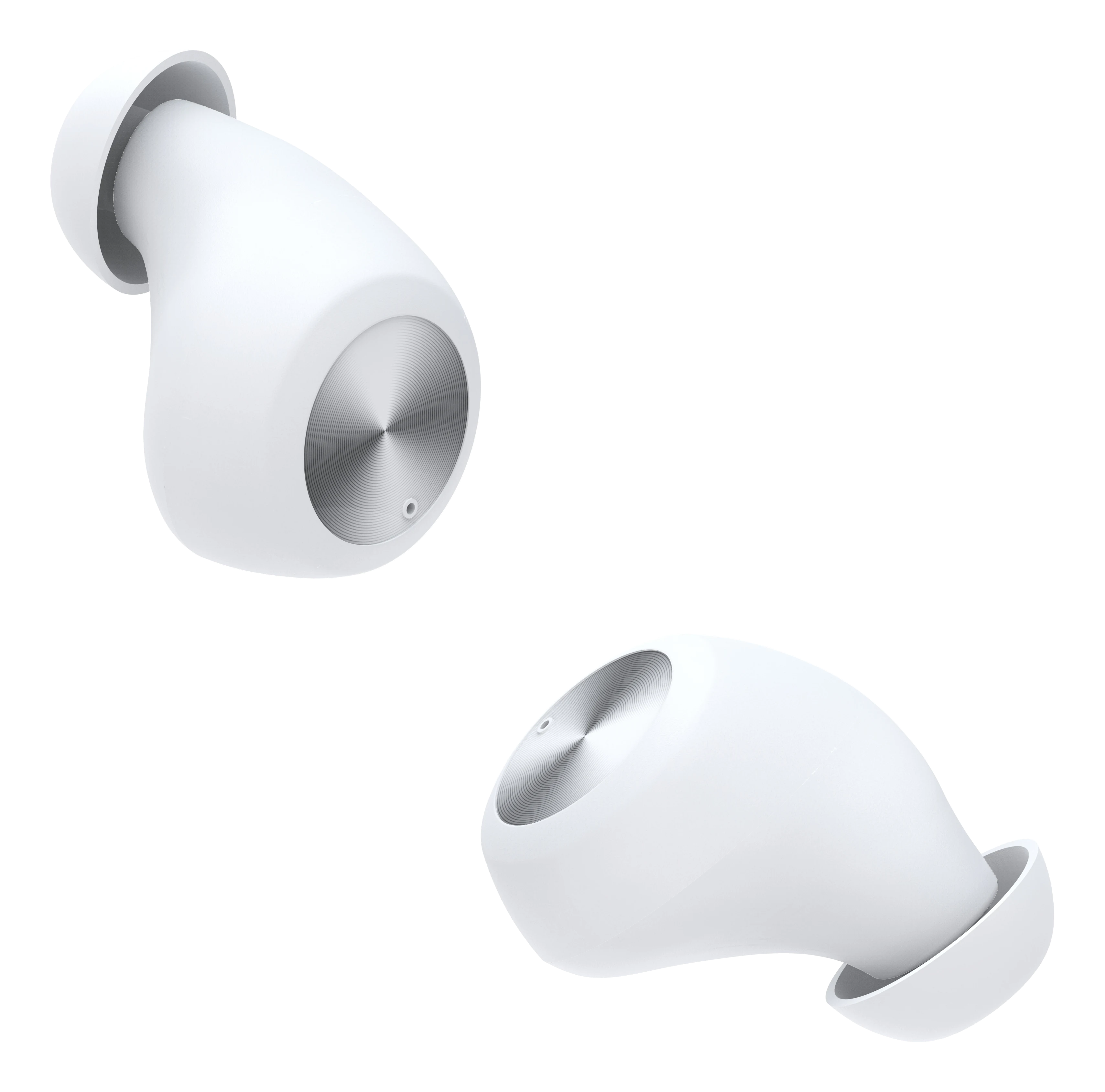 Trådløse in-ear hodetelefoner TWS hvit