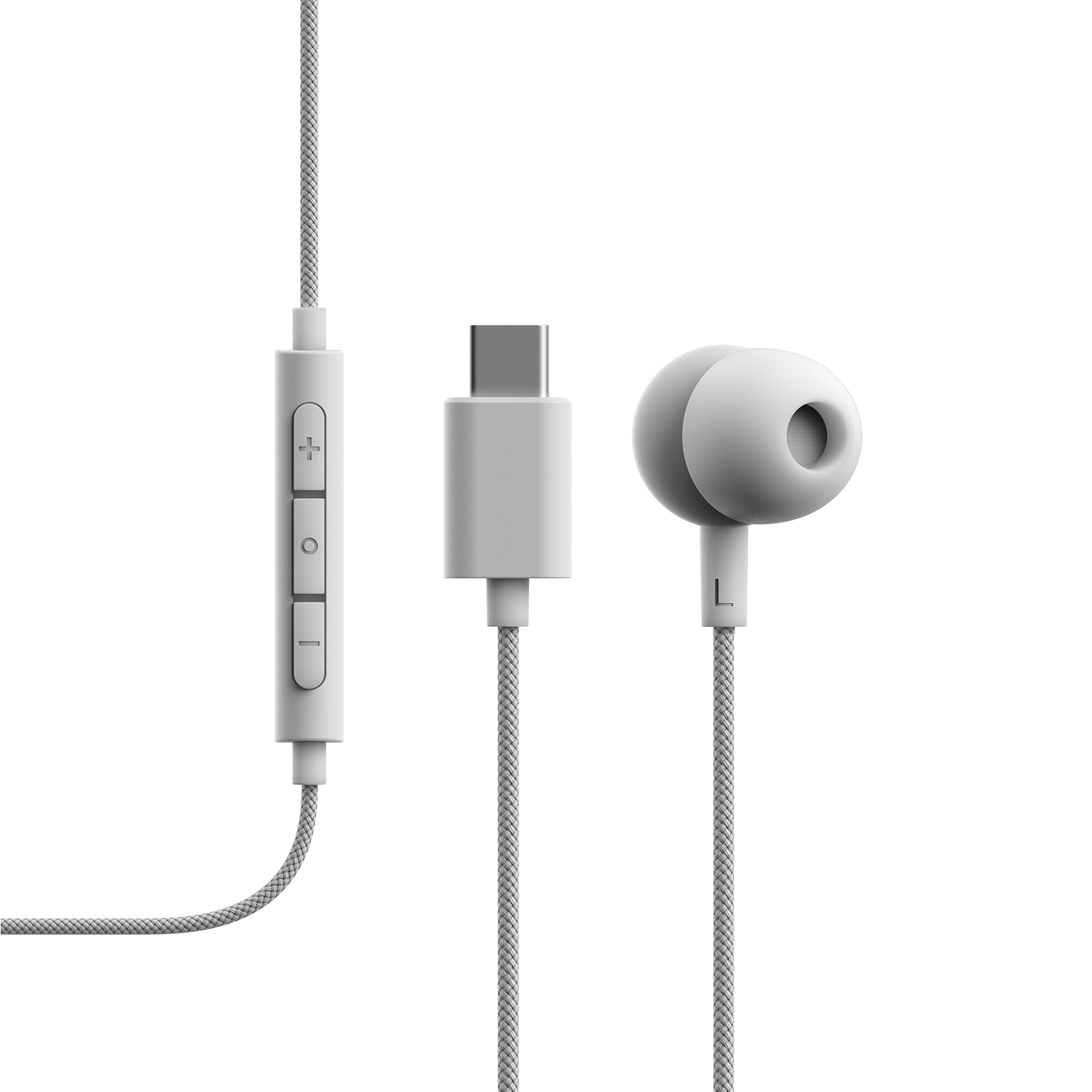 V3 Kablede hodetelefoner USB-C Hvit