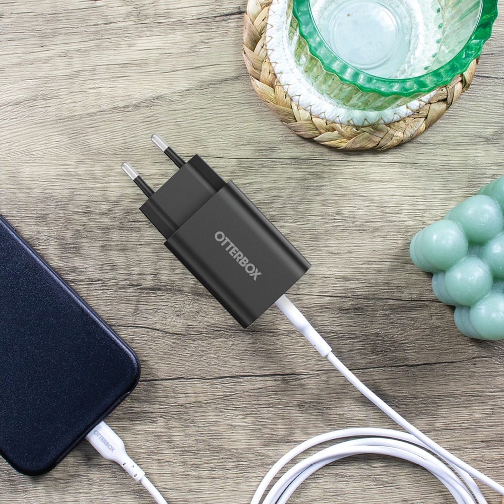 Vegglader USB-C 30W PD Black